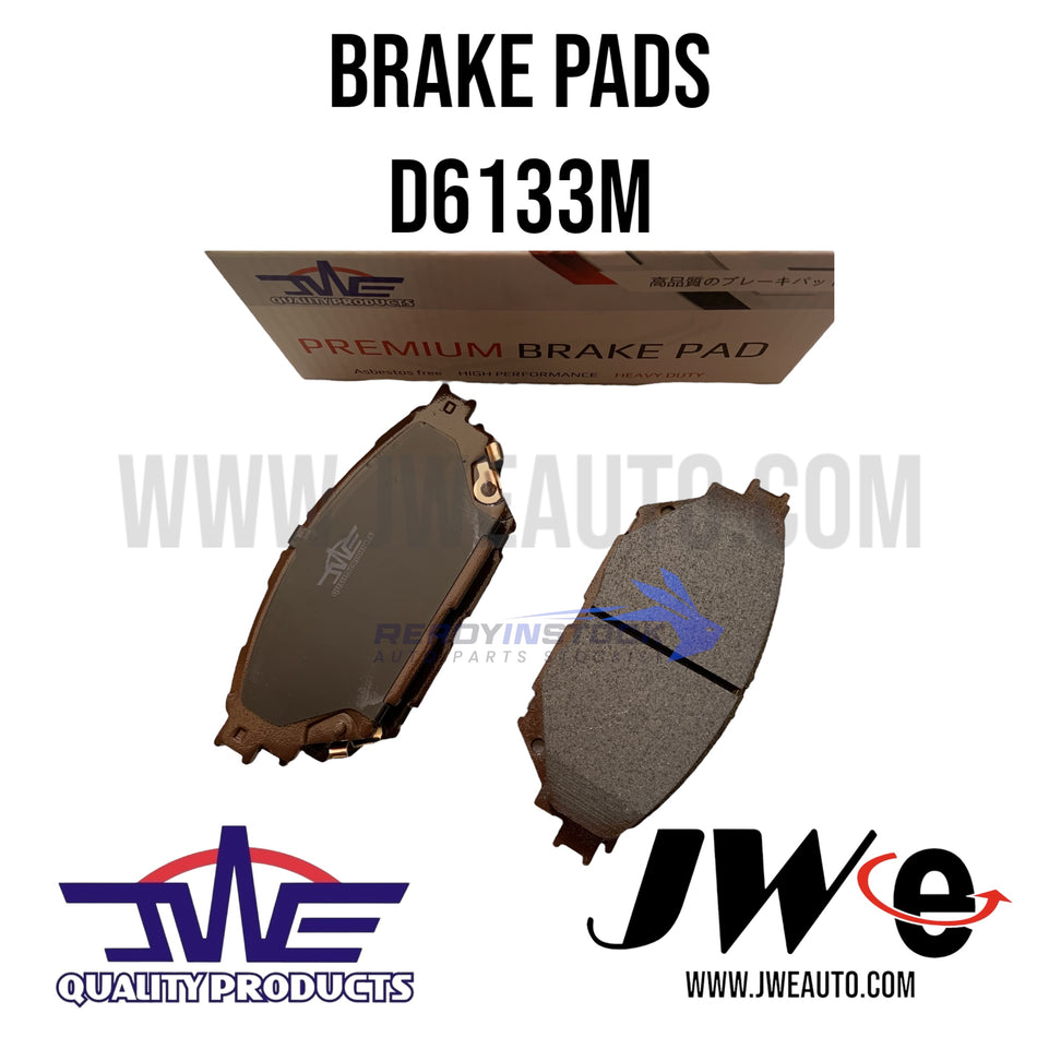 D6133M D6133 BRAKE PAD SET (JWE) MITSUBISHI FUSO CANTER