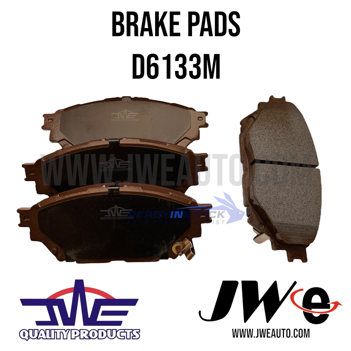D6133M D6133 BRAKE PAD SET (JWE) MITSUBISHI FUSO CANTER